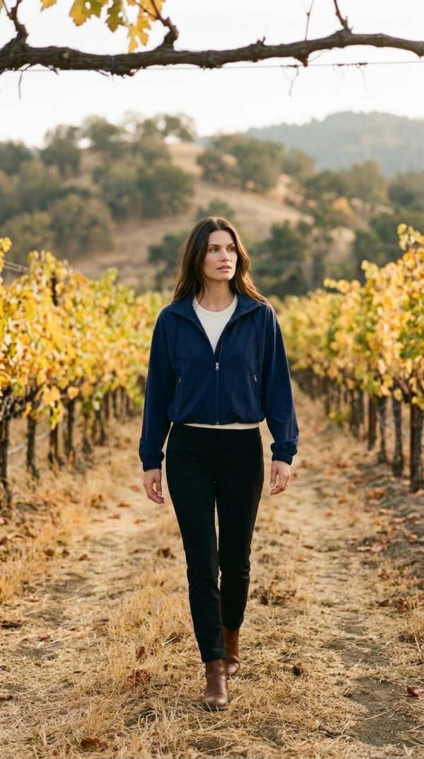 Court Jacket - Midnight — Napa