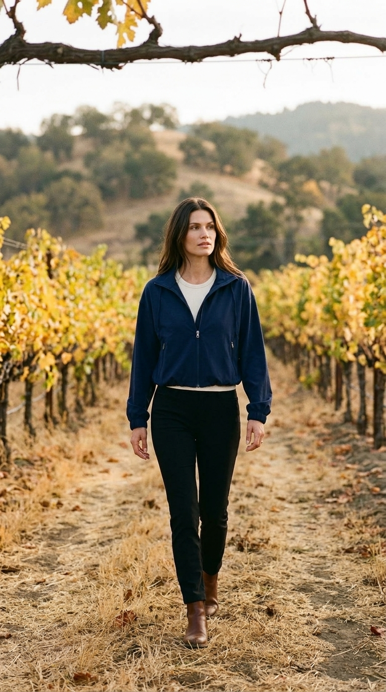 Court Jacket - Midnight — Napa