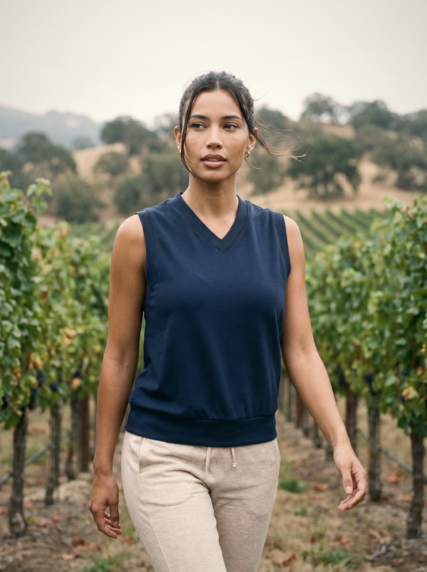 SkyLoft Soft Vest - Navy Blazer — Pacific Northwest