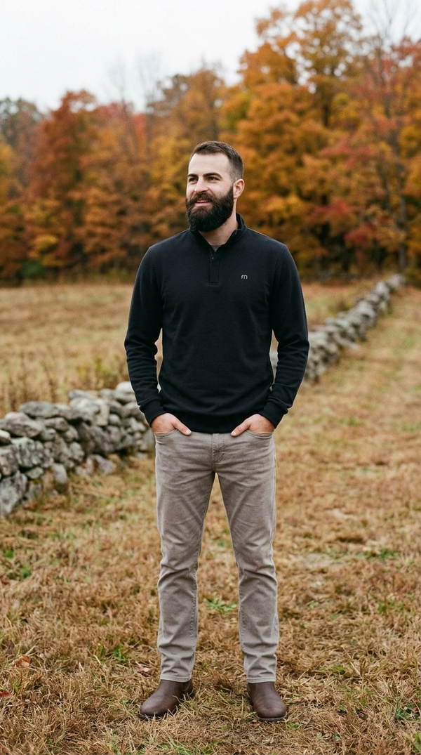 Cloud Quarter Zip 2.0 - Black — Stowe