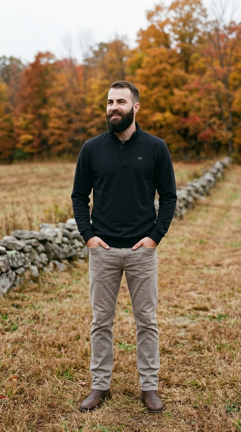 Cloud Quarter Zip 2.0 - Black — Stowe