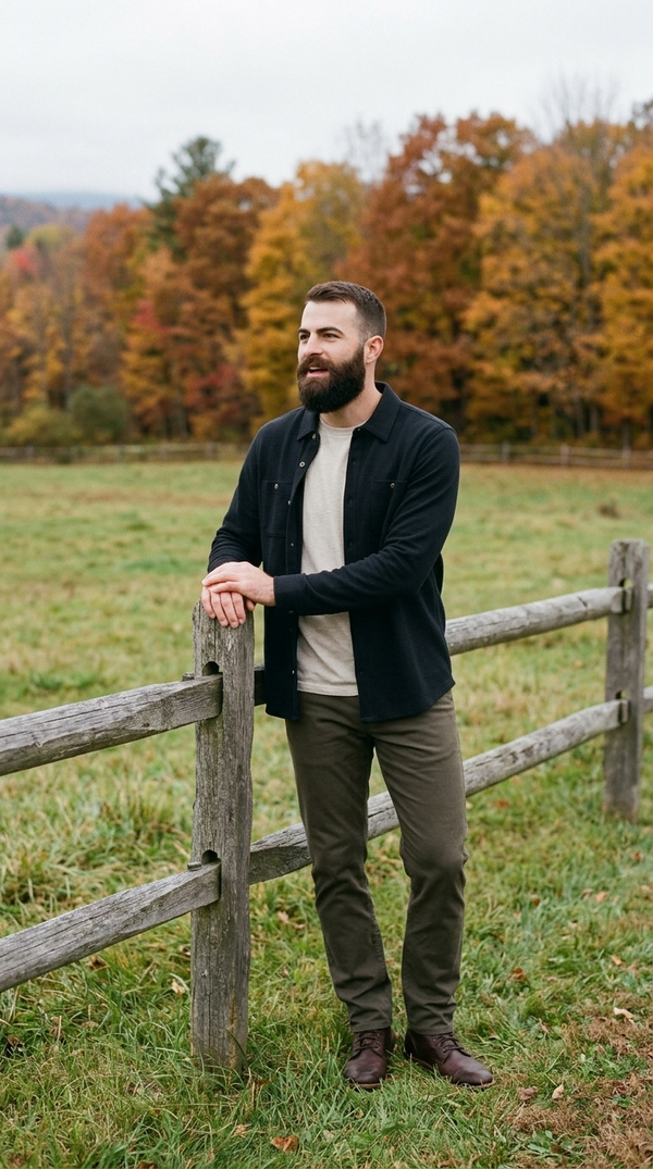 Cloud Waffle Shirt Jacket - Black — Stowe